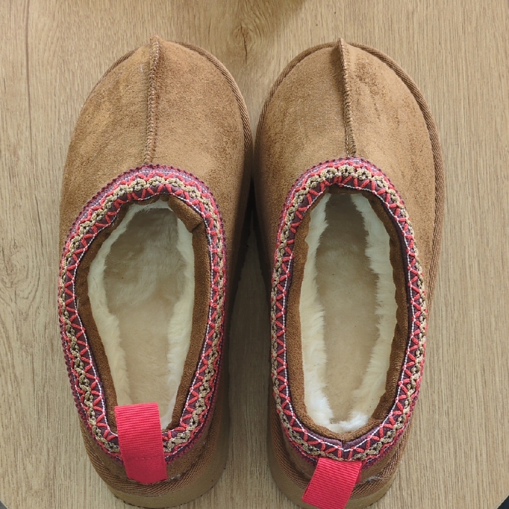 Cozy Brown Slip-On Women's Shoes